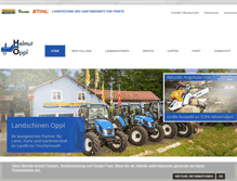 Tablet Screenshot of landtechnik-oppl.de